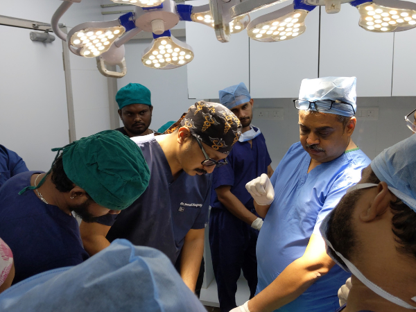 Hairline correction in Pal Surat