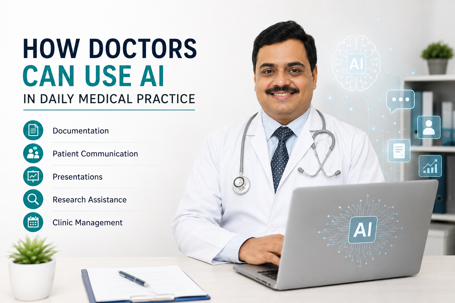 How Can Doctors Use AI in Daily Medical Practice?