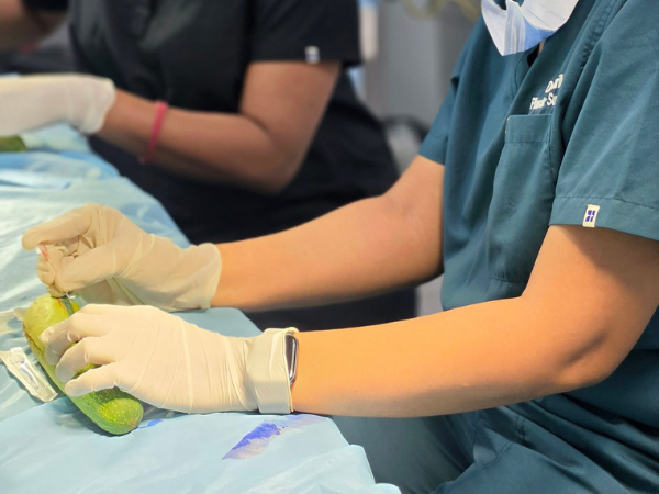 hair-transplant-training-graft-dissection-under-loupes