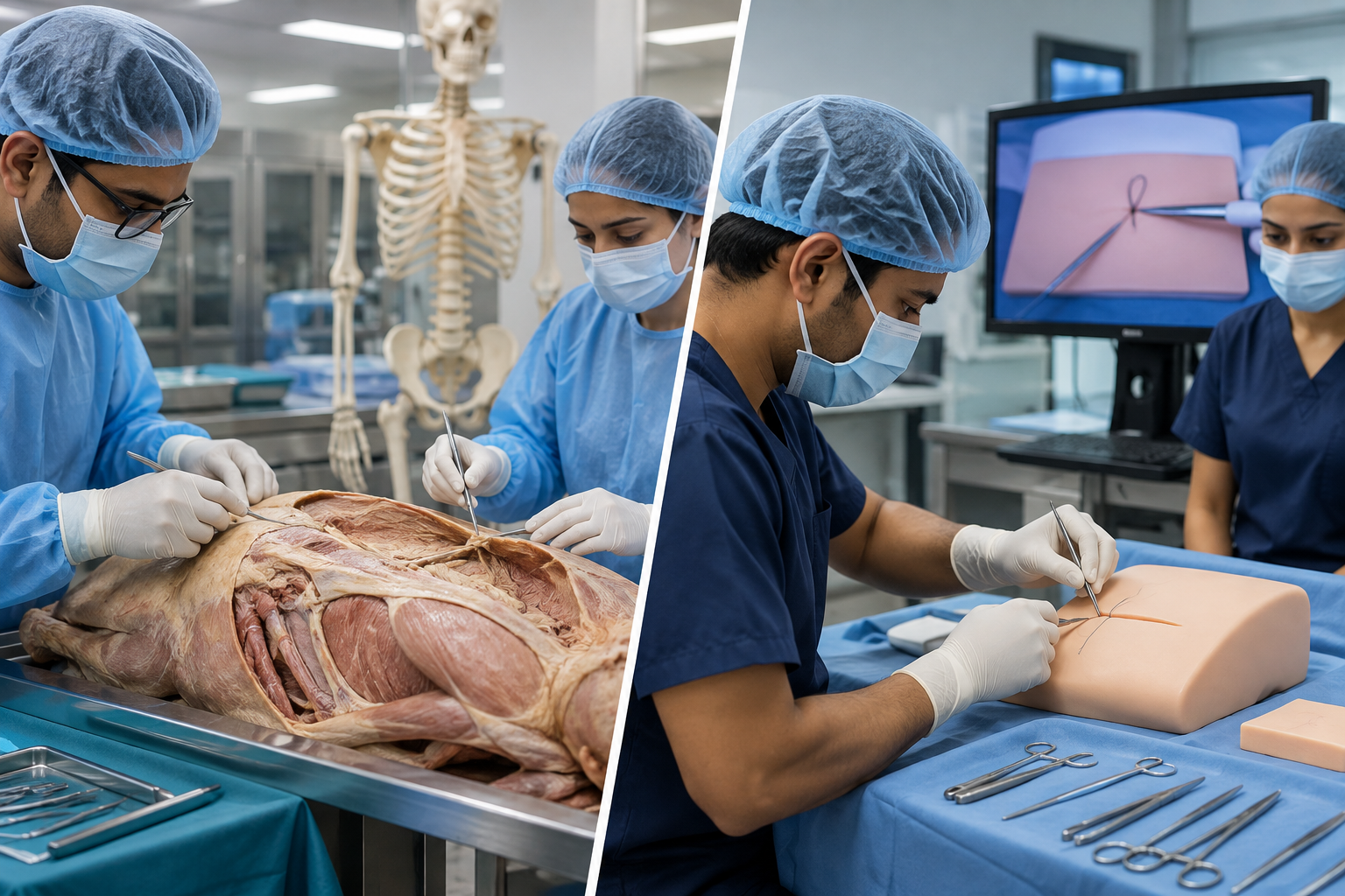 Wet Lab, Cadaver or Live Surgery: What Each Training Format Can and Cannot Teach