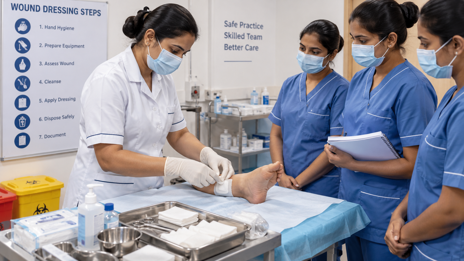 Teaching Your Nursing Staff Dressing Technique: A Six-Session In-Clinic Curriculum